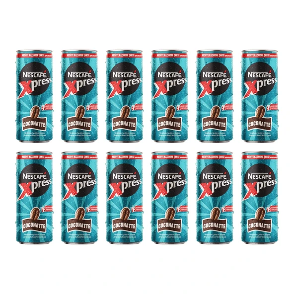Nescafe Xpress Coconatte Soğuk Kahve 250ml x 12 Adet - 2