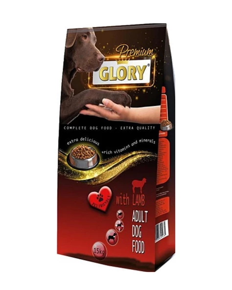 Glory Premium Kuzu Etli Yetişkin Köpek Maması 15 Kg