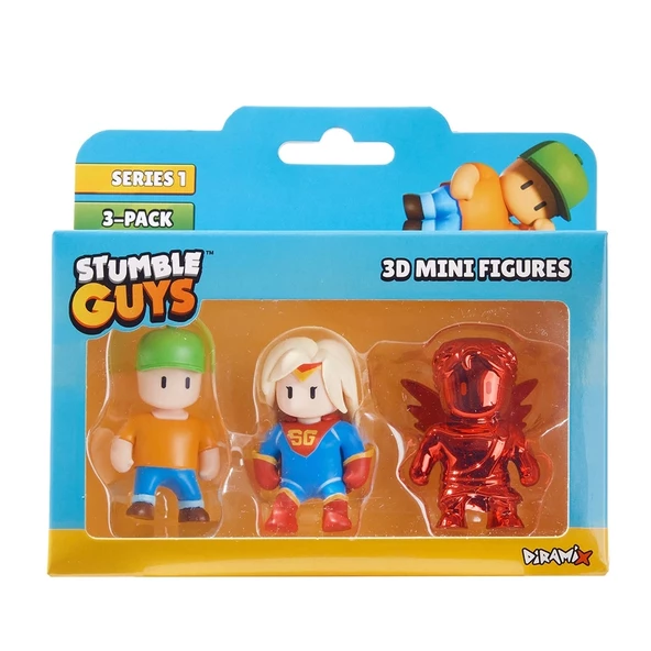 Stumble Guys 3’lü Mini Figür Seti S1 TUY01000 - Model 1