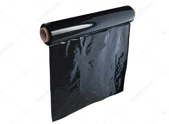 Sanayi Streç Film Çok Amaçlı Kullanıma uygun (SİYAH) 17mic EN-50cm x Metraj-140metre - Resim 3