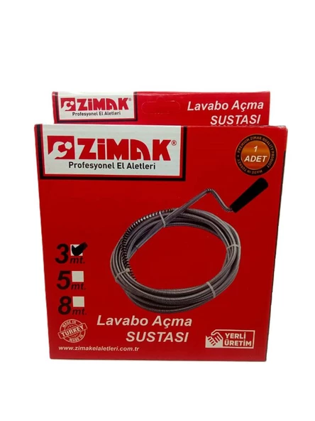Zimak Lavabo Gider Açma Sustası 3m Zmk1611 - 3