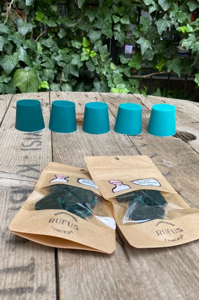 Koyu Yeşil Granül Mum Boyası 1000gr - Resim 6