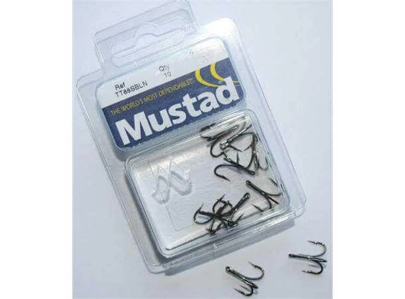 Mustad Olta İğnesi TT 88 SBLN 10 lu  METALİK SİYAH NO:12 - Resim 2