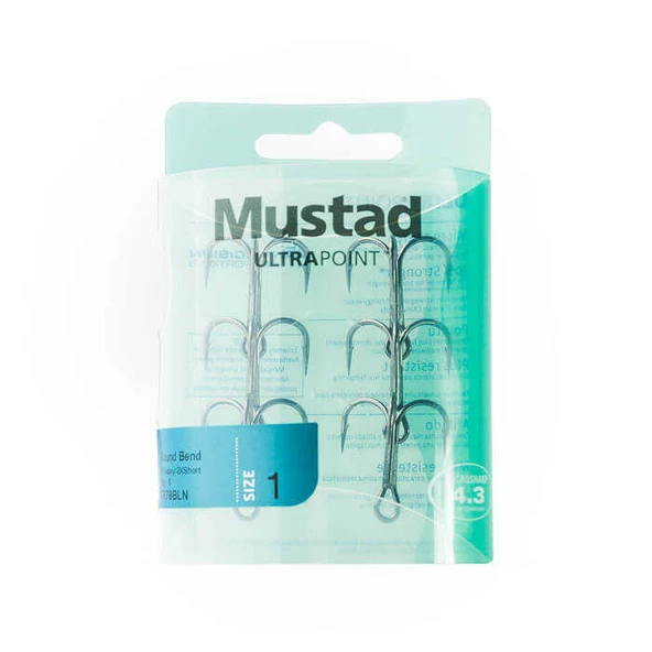 Mustad Olta İğnesi TR 78 BLN 6 lı  METALİK SİYAH NO:1