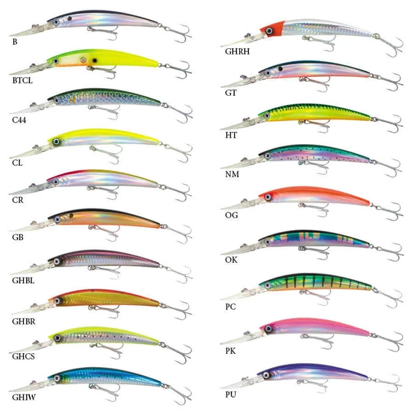 Yozuri Original Crystal Minnow Deep Diver Sahte Balığı  90MM-9.5GR GHIW - Resim 2