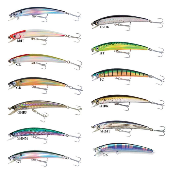 Yozuri Crystal Minnow Suspending Sahte Balığı  110MM SHBK - Resim 4