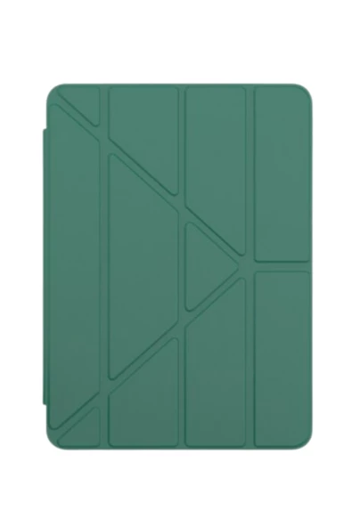 Galaxy Tab S6 Lite P620 2024 Wifi Uyumlu Trifolding Akıllı Uyku Modlu Silikon Tablet Kılıfı - Resim 7