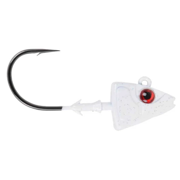 Mustad Sd824 Shad Jig Head  WH - WHITE 3.5GR - 3LU - 1-0