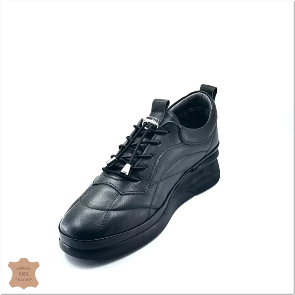 Janestt Kadın Hakiki Soft Deri Ortapedik Taban Sneaker 145-14-123 - 3