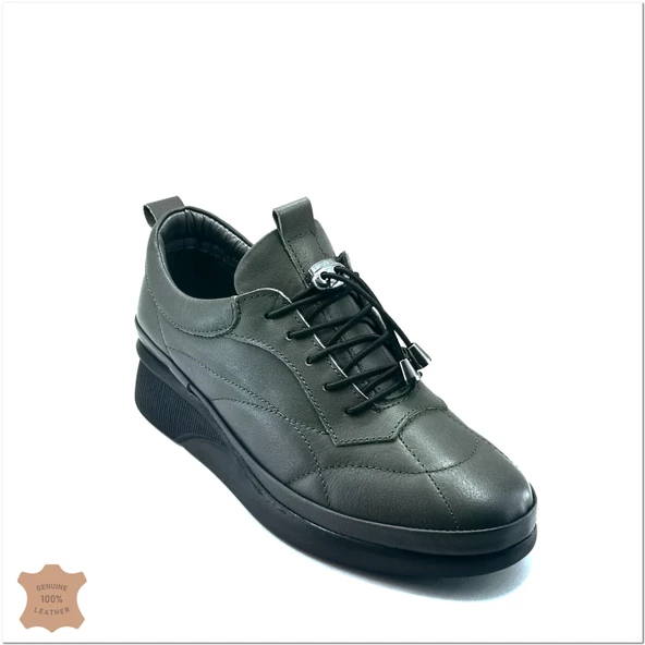 Janestt Kadın Hakiki Soft Deri Ortapedik Taban Sneaker 145-14-123 - 7