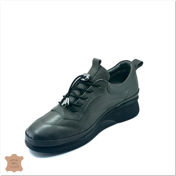 Janestt Kadın Hakiki Soft Deri Ortapedik Taban Sneaker 145-14-123 - 9