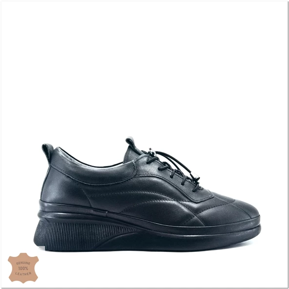 Janestt Kadın Hakiki Soft Deri Ortapedik Taban Sneaker 145-14-123