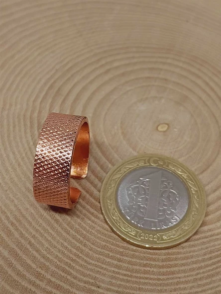 Bakır Yüzük (Ayarlanabilir) (52756) - Resim 2