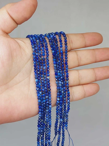 Lapis Taşı Faset Kesim Dizi 3mm (52870)