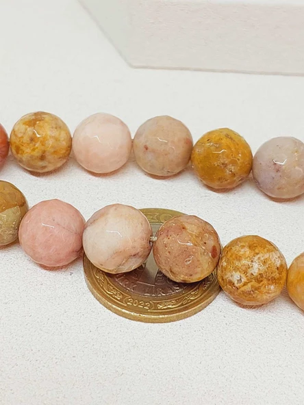 Jasper Taşı Faset Kesim 17'li Efe Tesbih 12mm (9955-EFE) - Resim 4