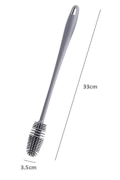 Silikon Bardak Tabak Cam Şişe Fincan Yıkama Fırçası Çok Fonksiyonlu Bulaşık Temizleme Fırçası - 2