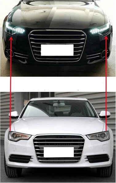 AUTOGP Audi a6 c7 ön far lambası rs6 model full led 2011 / 2016 - 3