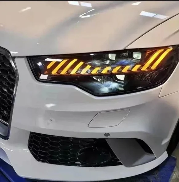 AUTOGP Audi a6 c7 ön far lambası rs6 model full led 2011 / 2016 - 4
