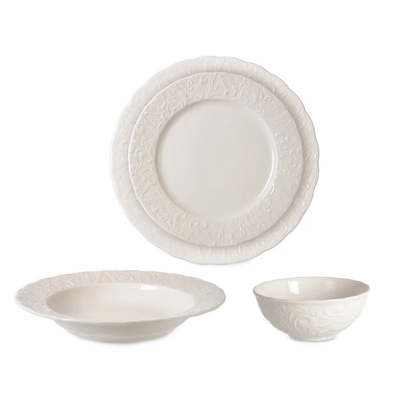 İpek Pera 24 Parça 6 Kişilik Yemek Takımı - IPF285