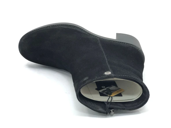 Hammer Jack 830-9941-Z Judy Hakiki Deri Topuklu Kadın Bot - Resim 5