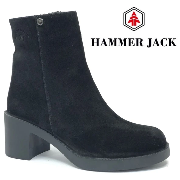 Hammer Jack 830-9941-Z Judy Hakiki Deri Topuklu Kadın Bot ürün görseli