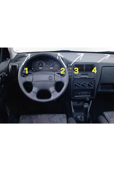 Seat Ibiza Polo 6n - - Cordoba 6k 1994-1999 Uyumlu Ön Cam Havalandırma Izgarası