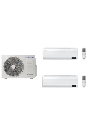 Samsung Windfree Multi 17100 Btu 1 Dış + 2 İç Ünite (9+18) Duvar Tipi Klima