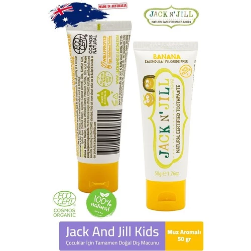 Jack And Jill Jack N Jıll Doğal Muz Aromalı  Diş Macunu 50 gr