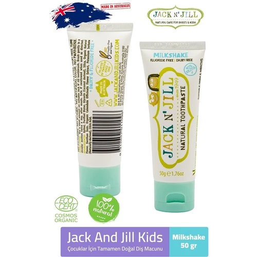 Jack And Jill Jack N Jıll Doğal Milkshake Aromalı  Diş Macunu