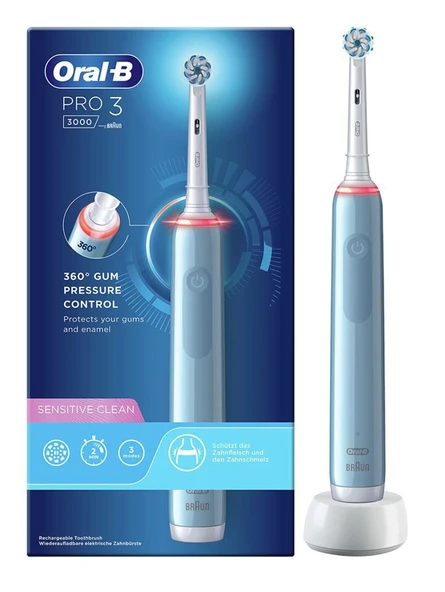 Oral-B Pro 3 3000 Sensitive Clean Şarj Edilebilir Diş Fırçası