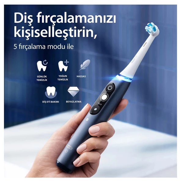 Oral-B iO 7 Lacivert Şarjlı Diş Fırçası - 6