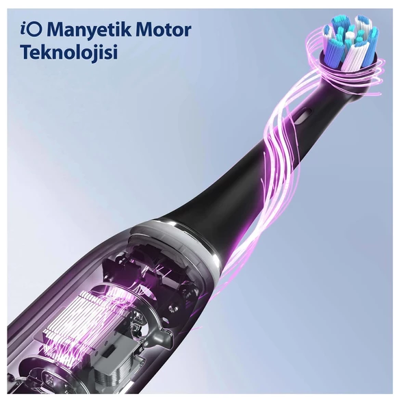 Oral-B iO 3 Şarjlı Siyah Diş Fırçası - Resim 6
