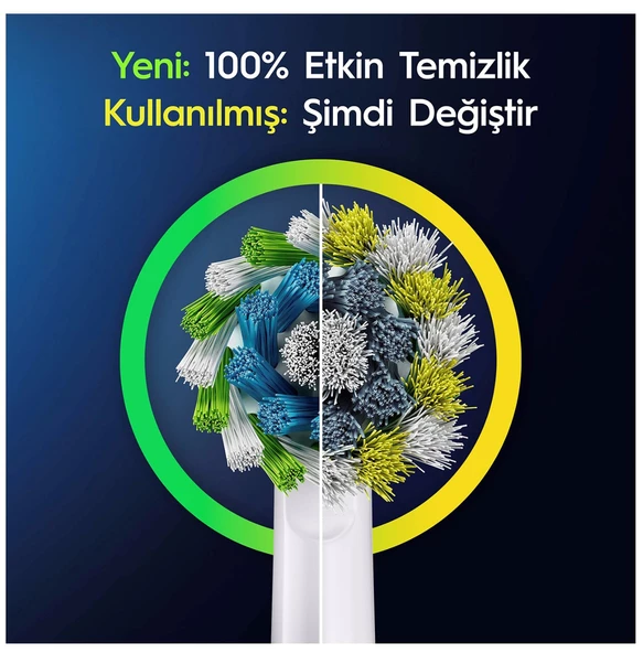 Oral-B D103 Vitality Pro Cross Action Mavi Şarjlı Diş Fırçası - 2