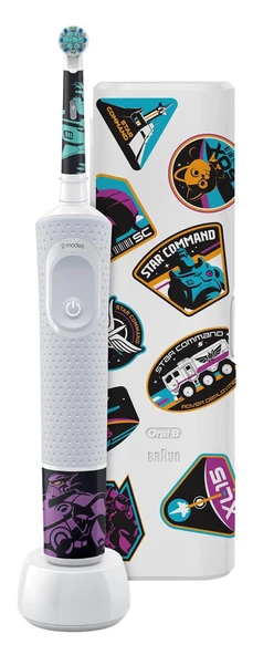 Oral-B D100 Vitality Lightyear Ekstra Yumuşak Şarj Edilebilir Çocuk Diş Fırçası ve Seyahat Kabı - Resim 2