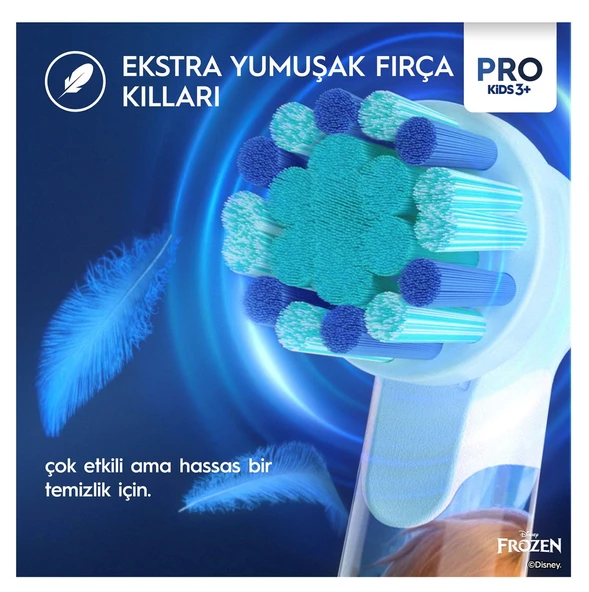 Oral-B Vitality Pro Frozen Özel Seri Çocuklar İçin Şarj Edilebilir Diş Fırçası - 5