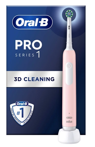 Oral-B Pro Series 1 Pembe Şarjlı Diş Fırçası ürün görseli