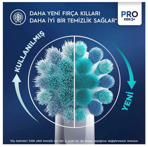 Oral-B Vitality Pro Spiderman Özel Seri Çocuklar İçin Şarj Edilebilir Diş Fırçası - 3