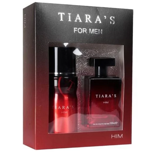 TİARAS FOR MEN SET 100 ml. e EDT. + 150 ml. e DEO