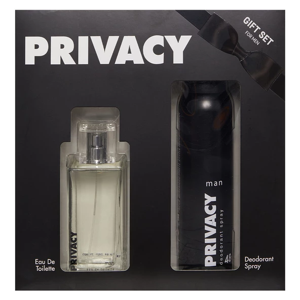 PRIVACY GIFT SET FOR MEN 100 ml. e EDT. + 150 ml. e DEO