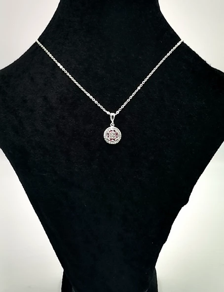 Gümüş Renk Zincirli Figürlü Karamaz Lüks Kolye ürün görseli 1