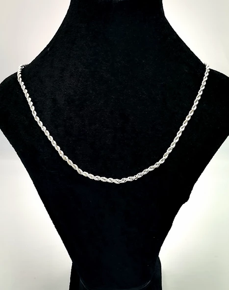 Gümüş Renk Zincirli Figürlü Karamaz Lüks Kolye ürün görseli 1