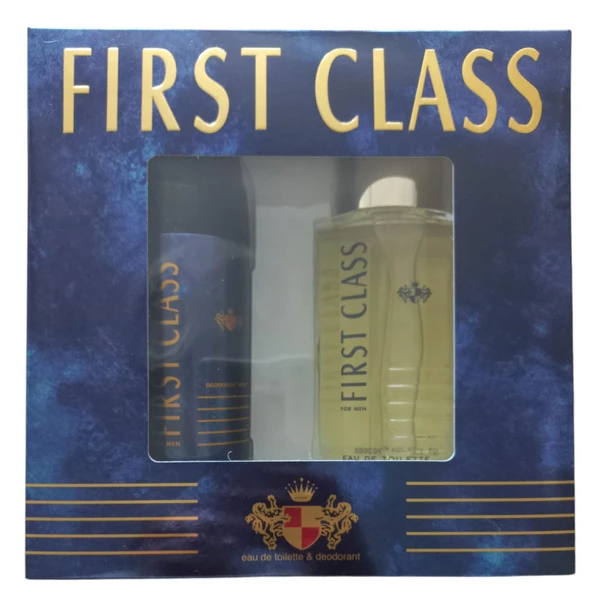 FIST CLASS FOR MAN 100 ml. e EDT. +150 ml. e DEO KOFRE SET