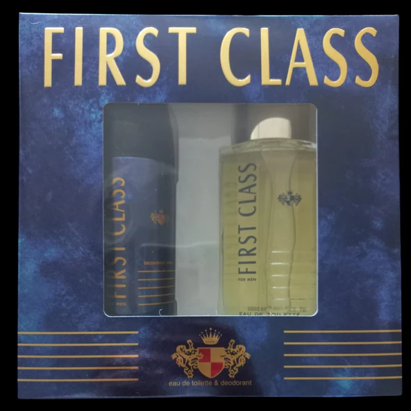 FIST CLASS FOR MAN 100 ml. e EDT. +150 ml. e DEO KOFRE SET - 4