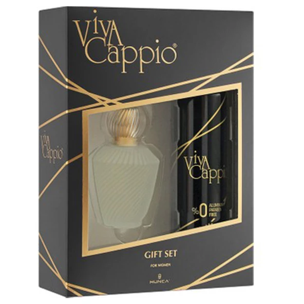 VİVA CAPPİO GIFT SET FOR WOMEN 60 ml. e EDT. + 150 ml. e DEO