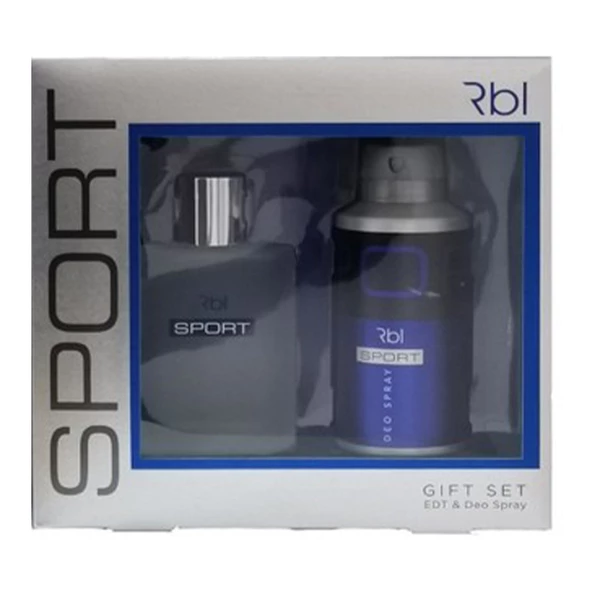 Rebul Sport Set Parfüm 90 ml ve 150 ml Deodorant Sprey - Resim 2
