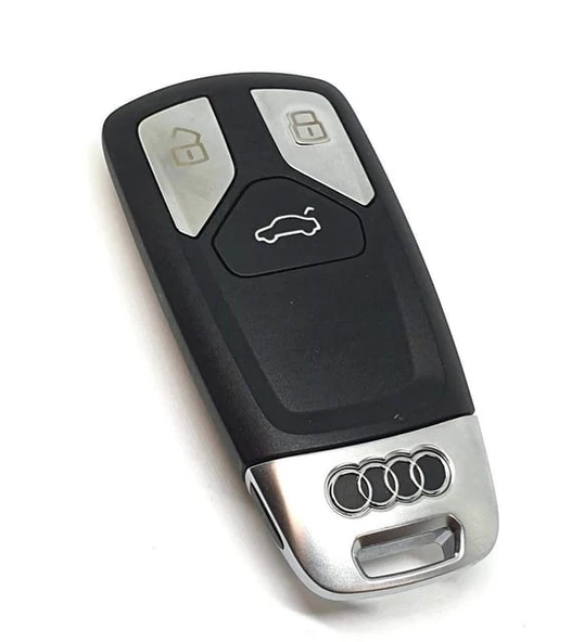 Audı A4 A5 A6 A8 B9 Q5 Q7 Tt E-tron Tpu Silikon Anahtar Kılıf (MAVİ) - Resim 2