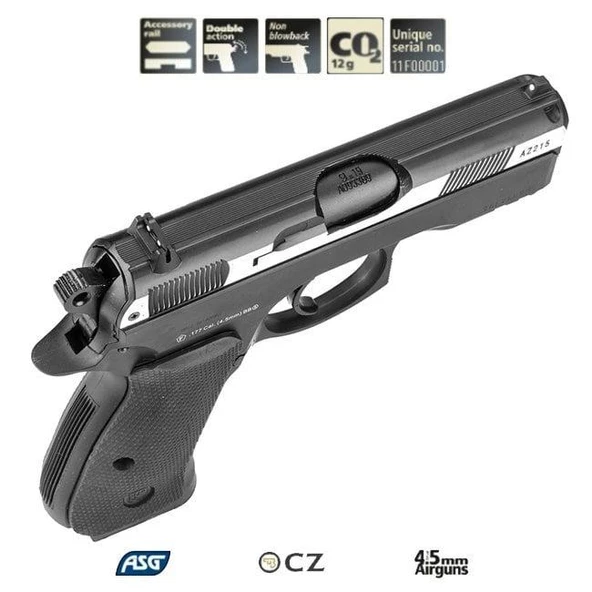 ASG CZ75 D COMPACT ÇİFT RENK HAVALI 16200 4.5 mm - 7