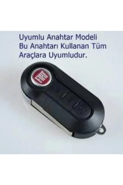 Fiat 500 Doblo Fiorino Punto Ducato Bravo Panda Silikon Anahtar Kılıf - Resim 2