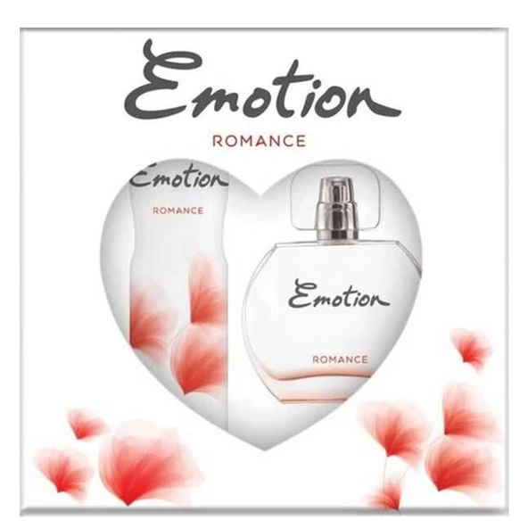 EMOTİON ROMANCE FOR WOMEN GIFT SET 50 ml. e EDT. + 150 ml. e DEO