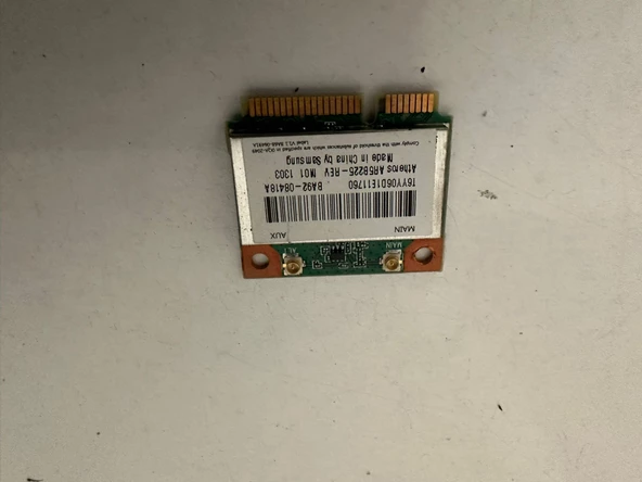 Samsung NP300E5E-S02TR ORJİNAL BA92-08418A AR5B225 WIFI KART SERVİS ÇIKMASI